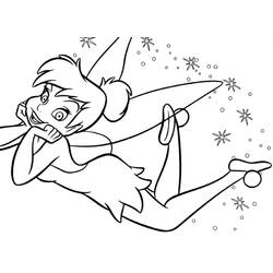 Dibujo para colorear: Tinker Bell (Personajes de Dibujos Animados) #170513 - Dibujos para Colorear e Imprimir Gratis