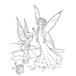 Dibujo para colorear: Tinker Bell (Personajes de Dibujos Animados) #170525 - Dibujos para Colorear e Imprimir Gratis