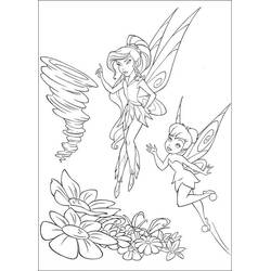 Dibujo para colorear: Tinker Bell (Personajes de Dibujos Animados) #170530 - Dibujos para Colorear e Imprimir Gratis
