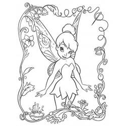 Dibujo para colorear: Tinker Bell (Personajes de Dibujos Animados) #170531 - Dibujos para Colorear e Imprimir Gratis