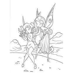 Dibujo para colorear: Tinker Bell (Personajes de Dibujos Animados) #170536 - Dibujos para Colorear e Imprimir Gratis