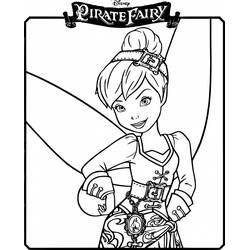 Dibujo para colorear: Tinker Bell (Personajes de Dibujos Animados) #170544 - Dibujos para Colorear e Imprimir Gratis
