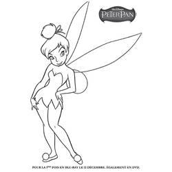 Dibujo para colorear: Tinker Bell (Personajes de Dibujos Animados) #170551 - Dibujos para Colorear e Imprimir Gratis