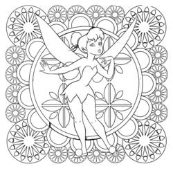 Dibujo para colorear: Tinker Bell (Personajes de Dibujos Animados) #170552 - Dibujos para Colorear e Imprimir Gratis