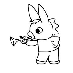 Dibujo para colorear: Trotro (Personajes de Dibujos Animados) #178707 - Dibujos para Colorear e Imprimir Gratis