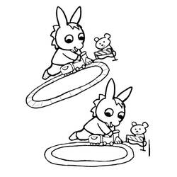Dibujo para colorear: Trotro (Personajes de Dibujos Animados) #178708 - Dibujos para Colorear e Imprimir Gratis