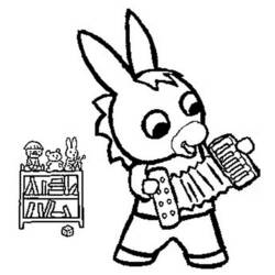 Dibujo para colorear: Trotro (Personajes de Dibujos Animados) #33913 - Dibujos para Colorear e Imprimir Gratis
