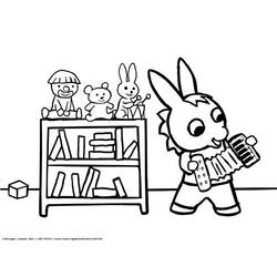 Dibujo para colorear: Trotro (Personajes de Dibujos Animados) #33950 - Dibujos para Colorear e Imprimir Gratis