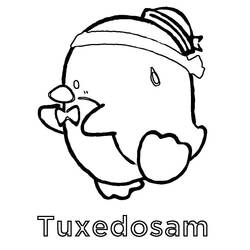 Dibujo para colorear: Tuxedo Sam (Personajes de Dibujos Animados) #220177 - Dibujos para Colorear e Imprimir Gratis