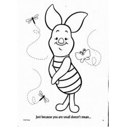 Dibujo para colorear: Winnie Pooh (Personajes de Dibujos Animados) #28621 - Dibujos para Colorear e Imprimir Gratis