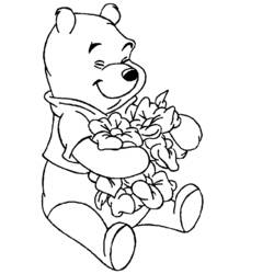 Dibujo Winnie Pooh (Personajes de Dibujos Animados) #28634 para imprimir y colorear