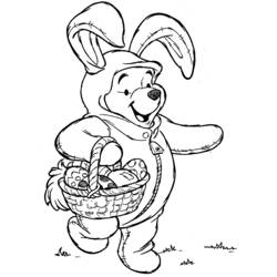 Dibujo para colorear: Winnie Pooh (Personajes de Dibujos Animados) #28644 - Dibujos para Colorear e Imprimir Gratis