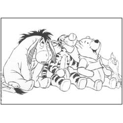 Dibujo para colorear: Winnie Pooh (Personajes de Dibujos Animados) #28649 - Dibujos para Colorear e Imprimir Gratis