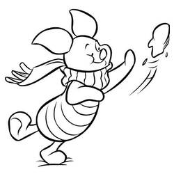 Dibujo Winnie Pooh (Personajes de Dibujos Animados) #28652 para imprimir y colorear