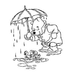 Dibujo Winnie Pooh (Personajes de Dibujos Animados) #28662 para imprimir y colorear
