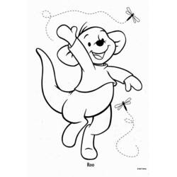 Dibujo para colorear: Winnie Pooh (Personajes de Dibujos Animados) #28667 - Dibujos para Colorear e Imprimir Gratis