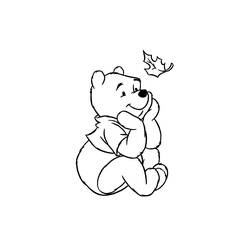 Dibujo para colorear: Winnie Pooh (Personajes de Dibujos Animados) #28690 - Dibujos para Colorear e Imprimir Gratis