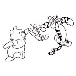 Dibujo Winnie Pooh (Personajes de Dibujos Animados) #28707 para imprimir y colorear