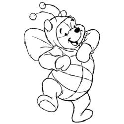 Dibujo Winnie Pooh (Personajes de Dibujos Animados) #28806 para imprimir y colorear