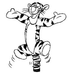 Dibujo para colorear: Winnie Pooh (Personajes de Dibujos Animados) #28832 - Dibujos para Colorear e Imprimir Gratis