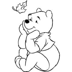 Dibujo para colorear: Winnie Pooh (Personajes de Dibujos Animados) #28834 - Dibujos para Colorear e Imprimir Gratis