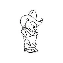 Dibujo Winnie Pooh (Personajes de Dibujos Animados) #28840 para imprimir y colorear