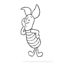Dibujo para colorear: Winnie Pooh (Personajes de Dibujos Animados) #28845 - Dibujos para Colorear e Imprimir Gratis
