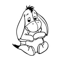Dibujo para colorear: Winnie Pooh (Personajes de Dibujos Animados) #28859 - Dibujos para Colorear e Imprimir Gratis
