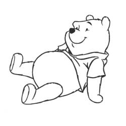 Dibujo para colorear: Winnie Pooh (Personajes de Dibujos Animados) #28885 - Dibujos para Colorear e Imprimir Gratis