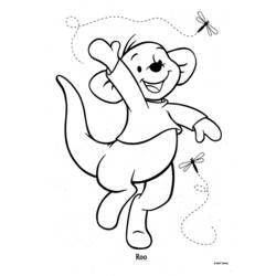 Dibujo para colorear: Winnie Pooh (Personajes de Dibujos Animados) #28916 - Dibujos para Colorear e Imprimir Gratis