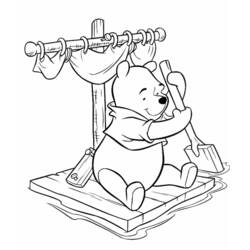 Dibujo para colorear: Winnie Pooh (Personajes de Dibujos Animados) #28929 - Dibujos para Colorear e Imprimir Gratis