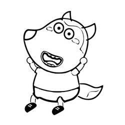 Dibujo para colorear: Wolfoo (Personajes de Dibujos Animados) #185564 - Dibujos para Colorear e Imprimir Gratis