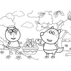 Dibujo para colorear: Wolfoo (Personajes de Dibujos Animados) #185569 - Dibujos para Colorear e Imprimir Gratis