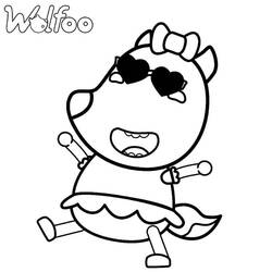 Dibujo para colorear: Wolfoo (Personajes de Dibujos Animados) #185570 - Dibujos para Colorear e Imprimir Gratis