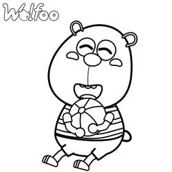 Dibujo para colorear: Wolfoo (Personajes de Dibujos Animados) #185574 - Dibujos para Colorear e Imprimir Gratis