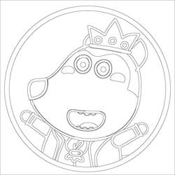 Dibujo para colorear: Wolfoo (Personajes de Dibujos Animados) #185577 - Dibujos para Colorear e Imprimir Gratis
