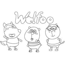 Dibujo para colorear: Wolfoo (Personajes de Dibujos Animados) #185580 - Dibujos para Colorear e Imprimir Gratis