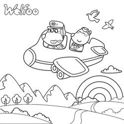 Dibujo para colorear: Wolfoo (Personajes de Dibujos Animados) #185582 - Dibujos para Colorear e Imprimir Gratis