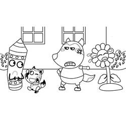 Dibujos para colorear: Wolfoo - Dibujos para Colorear e Imprimir Gratis
