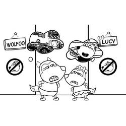 Dibujo para colorear: Wolfoo (Personajes de Dibujos Animados) #185590 - Dibujos para Colorear e Imprimir Gratis