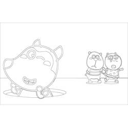 Dibujo para colorear: Wolfoo (Personajes de Dibujos Animados) #185591 - Dibujos para Colorear e Imprimir Gratis