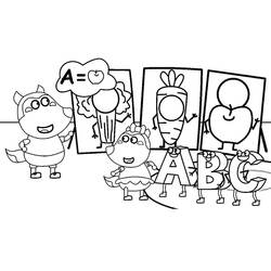 Dibujo para colorear: Wolfoo (Personajes de Dibujos Animados) #185592 - Dibujos para Colorear e Imprimir Gratis