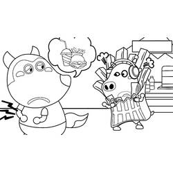 Dibujo para colorear: Wolfoo (Personajes de Dibujos Animados) #185597 - Dibujos para Colorear e Imprimir Gratis