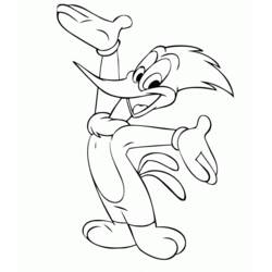Dibujos para colorear: Woody Woodpecker - Dibujos para Colorear e Imprimir Gratis
