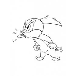 Dibujo para colorear: Woody Woodpecker (Personajes de Dibujos Animados) #28430 - Dibujos para Colorear e Imprimir Gratis