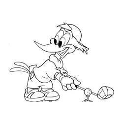 Dibujo para colorear: Woody Woodpecker (Personajes de Dibujos Animados) #28530 - Dibujos para Colorear e Imprimir Gratis
