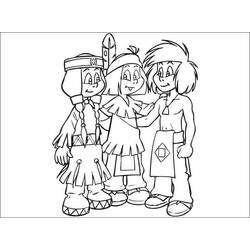 Dibujo para colorear: Yakari (Personajes de Dibujos Animados) #201081 - Dibujos para Colorear e Imprimir Gratis