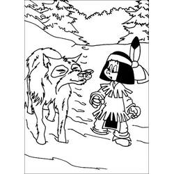 Dibujo para colorear: Yakari (Personajes de Dibujos Animados) #201087 - Dibujos para Colorear e Imprimir Gratis