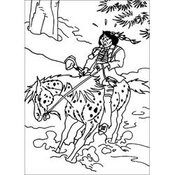 Dibujo para colorear: Yakari (Personajes de Dibujos Animados) #201093 - Dibujos para Colorear e Imprimir Gratis