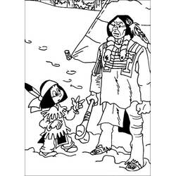 Dibujo para colorear: Yakari (Personajes de Dibujos Animados) #201095 - Dibujos para Colorear e Imprimir Gratis